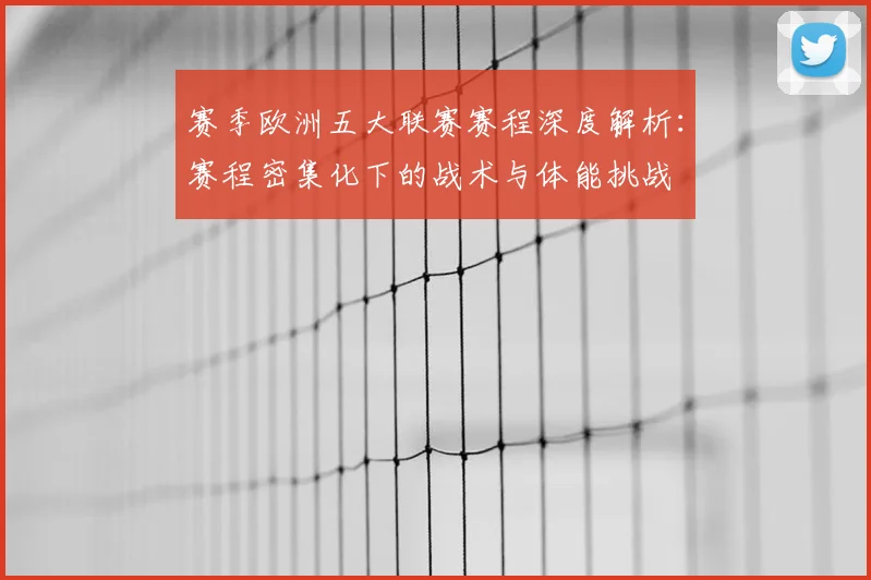 赛季欧洲五大联赛赛程深度解析:赛程密集化下的战术与体能挑战